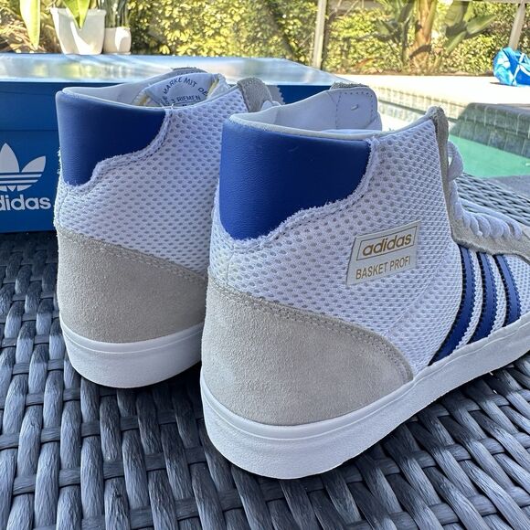 Adidas Basket Profi White Royal Blue Men\'s Athletic Shoes FW3112 main image 4